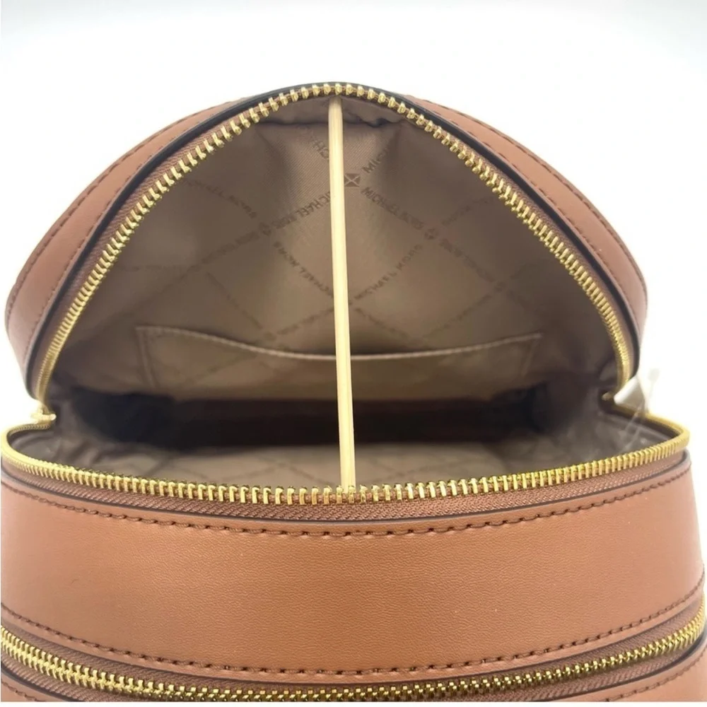 Michael Kors Signature Brown Backpack and Wallet